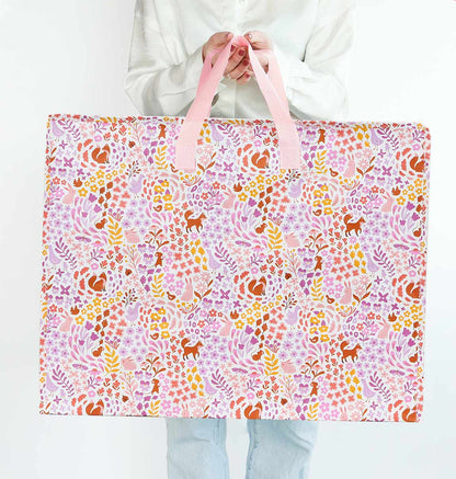 Grand sac de rangement XL - Jardin fleuri – vue 3 – A Little Lovely Company