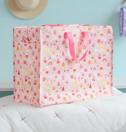 Grand sac de rangement XL - Glaces – vue 3 – A Little Lovely Company