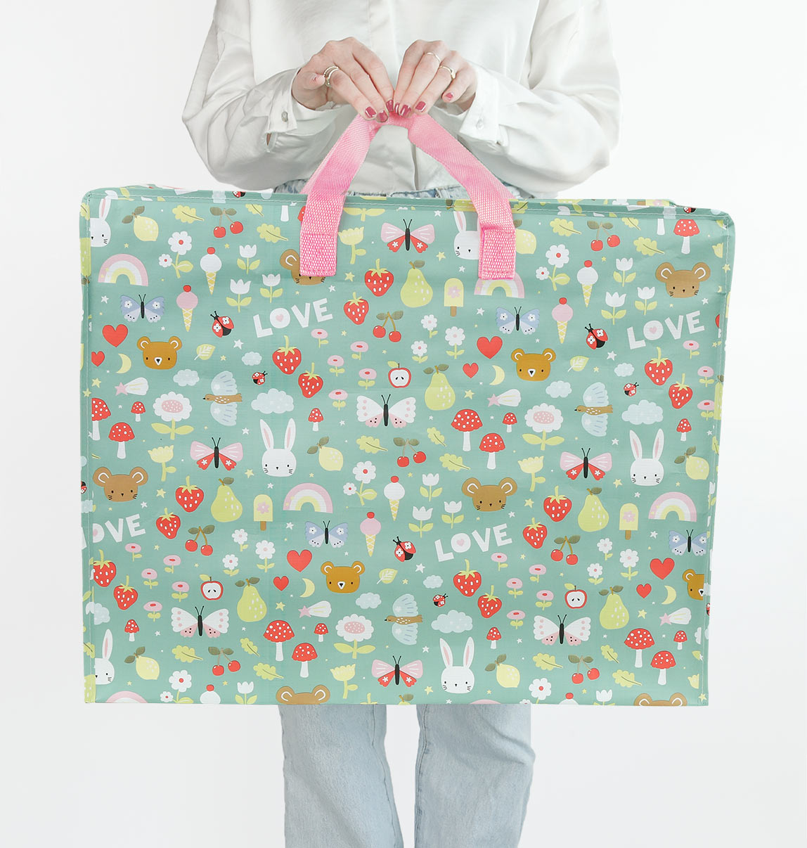 Grand sac de rangement XL - Joy – vue 3 – A Little Lovely Company