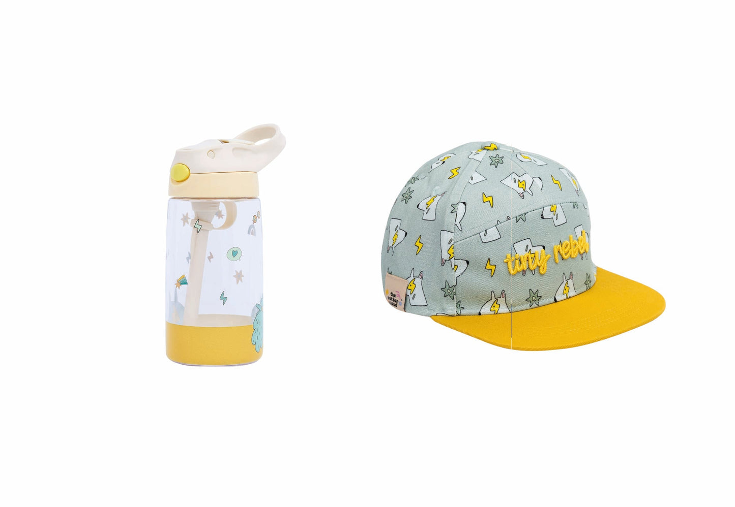 <tc>Cap &amp; Water Bottle FUNKY DOGS</tc>