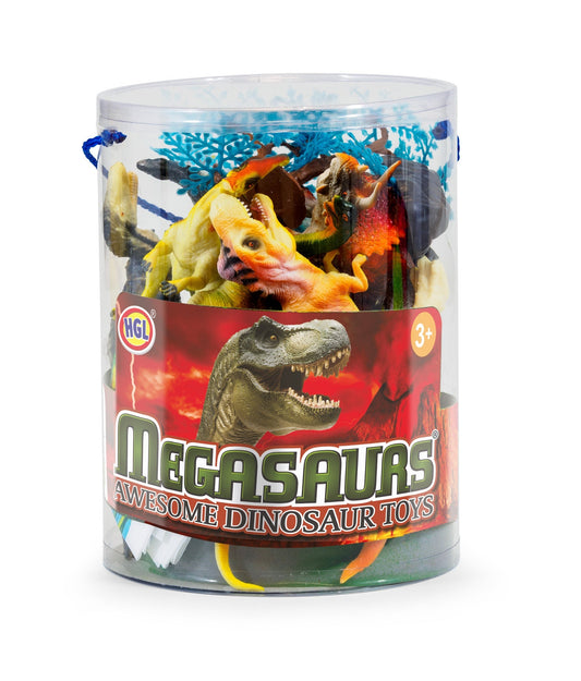 DINOSAUR BATH TOY SET (LARGE)