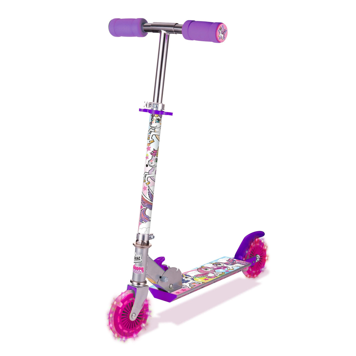 Trottinette Unicorn Dreamland avec roues clignotantes