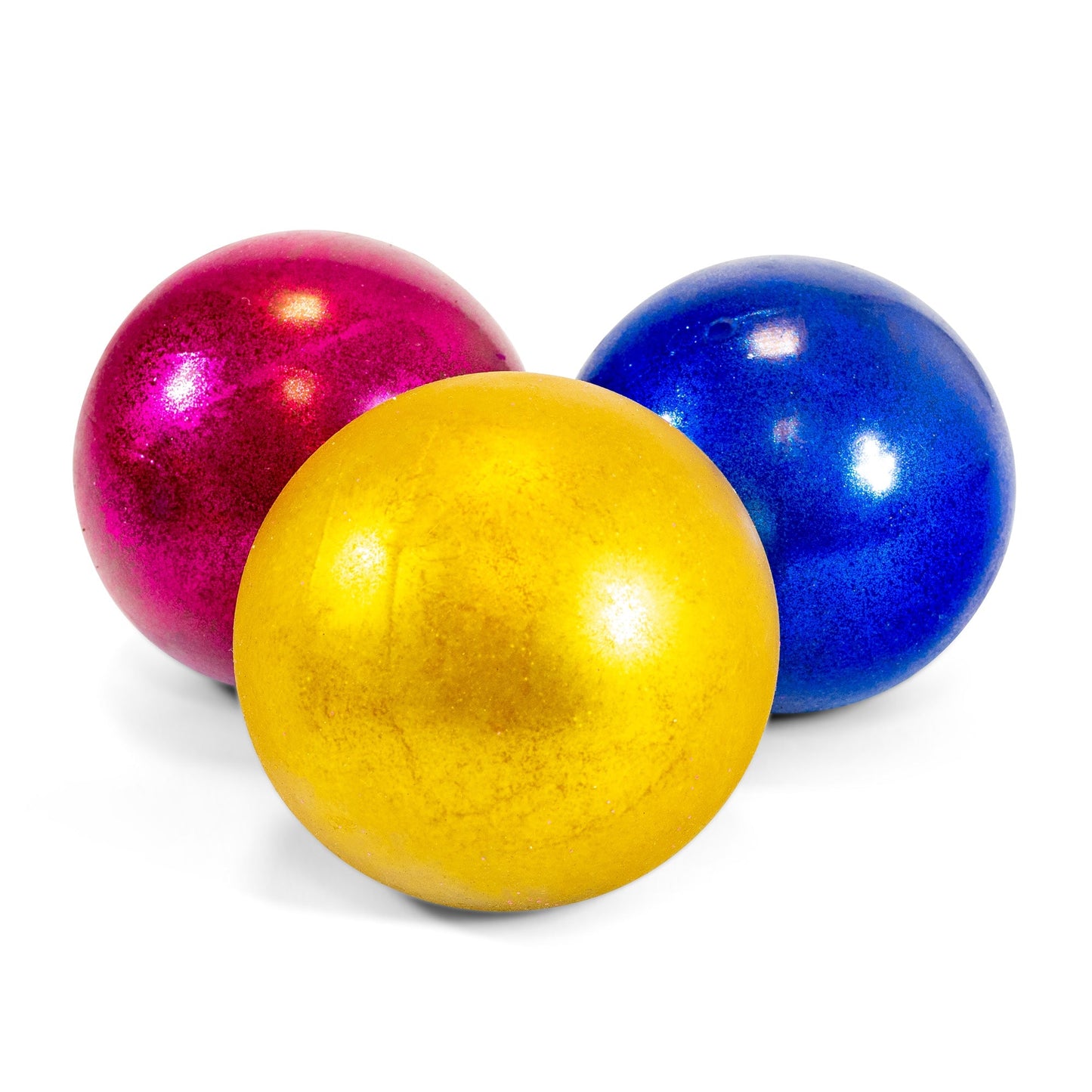 10 CM GLITTER LIGHT-UP AIR BALL