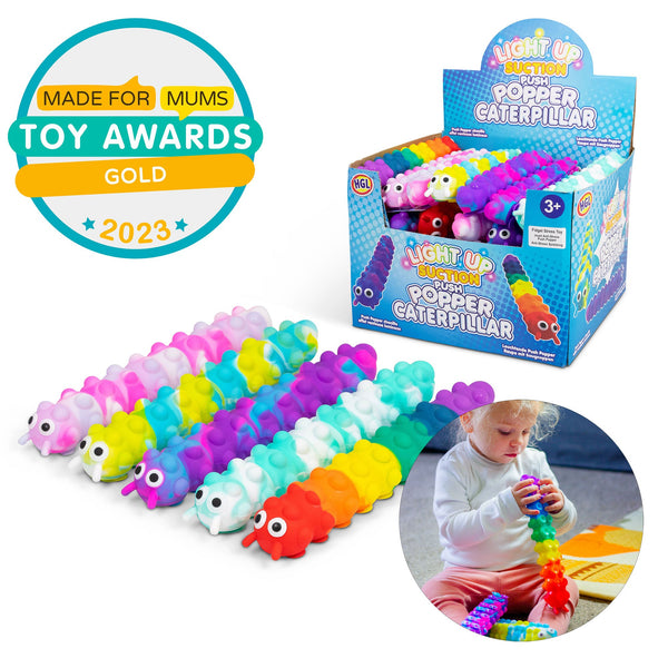 LIGHT-UP PUSH & SUCTION CATERPILLAR