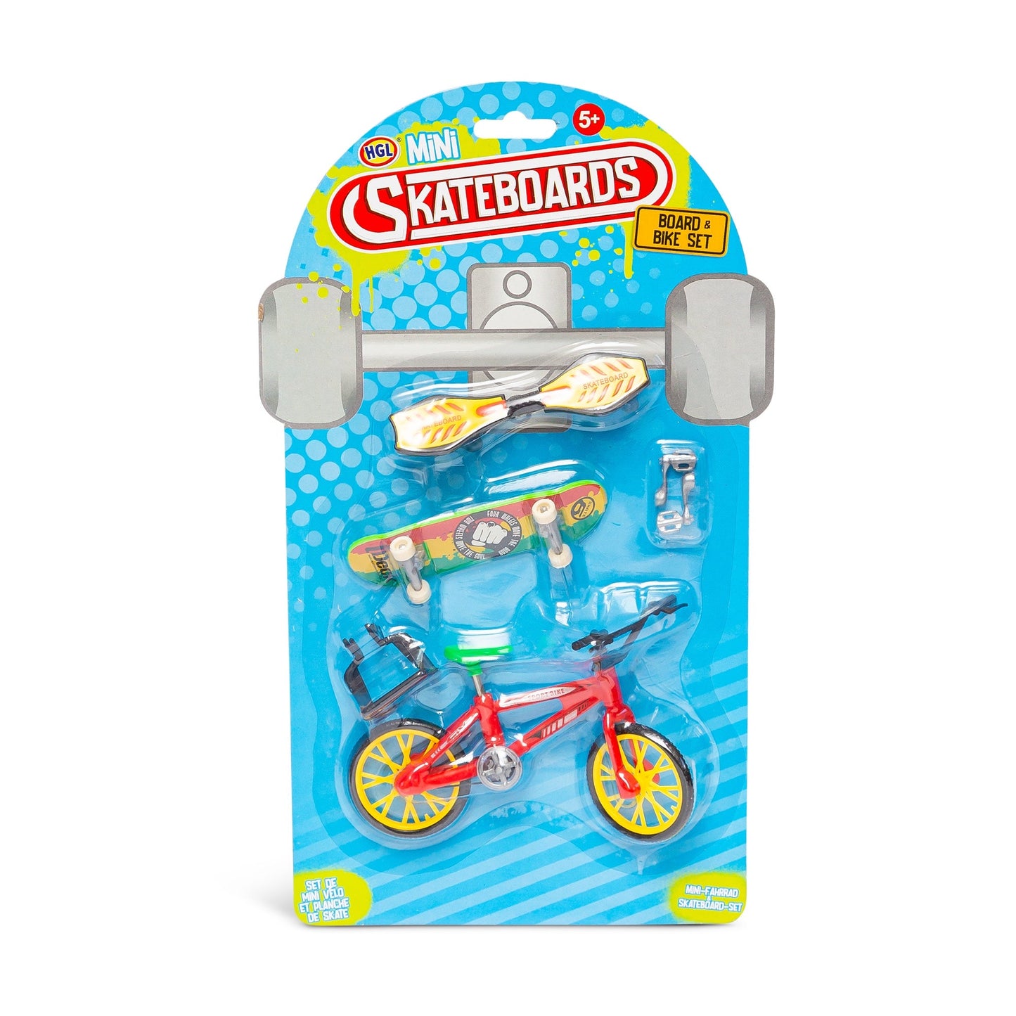 MINI SKATEBOARDS, DECK, AND BIKE