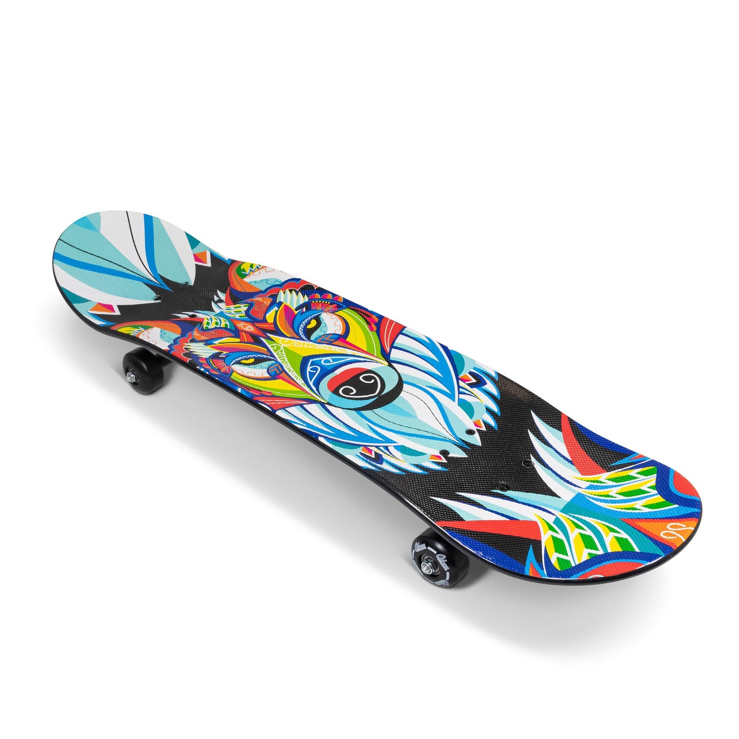 31-INCH PLASTIC SKATEBOARD WITH MIRROR GRAPHIC