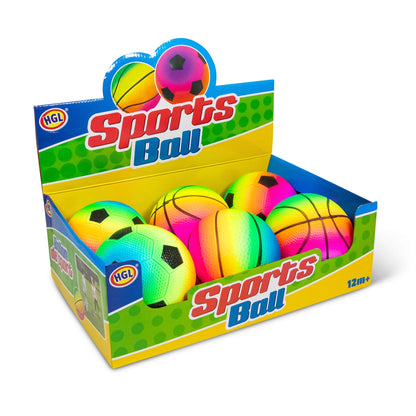 BALLON ARC-EN-CIEL GONFLÉ