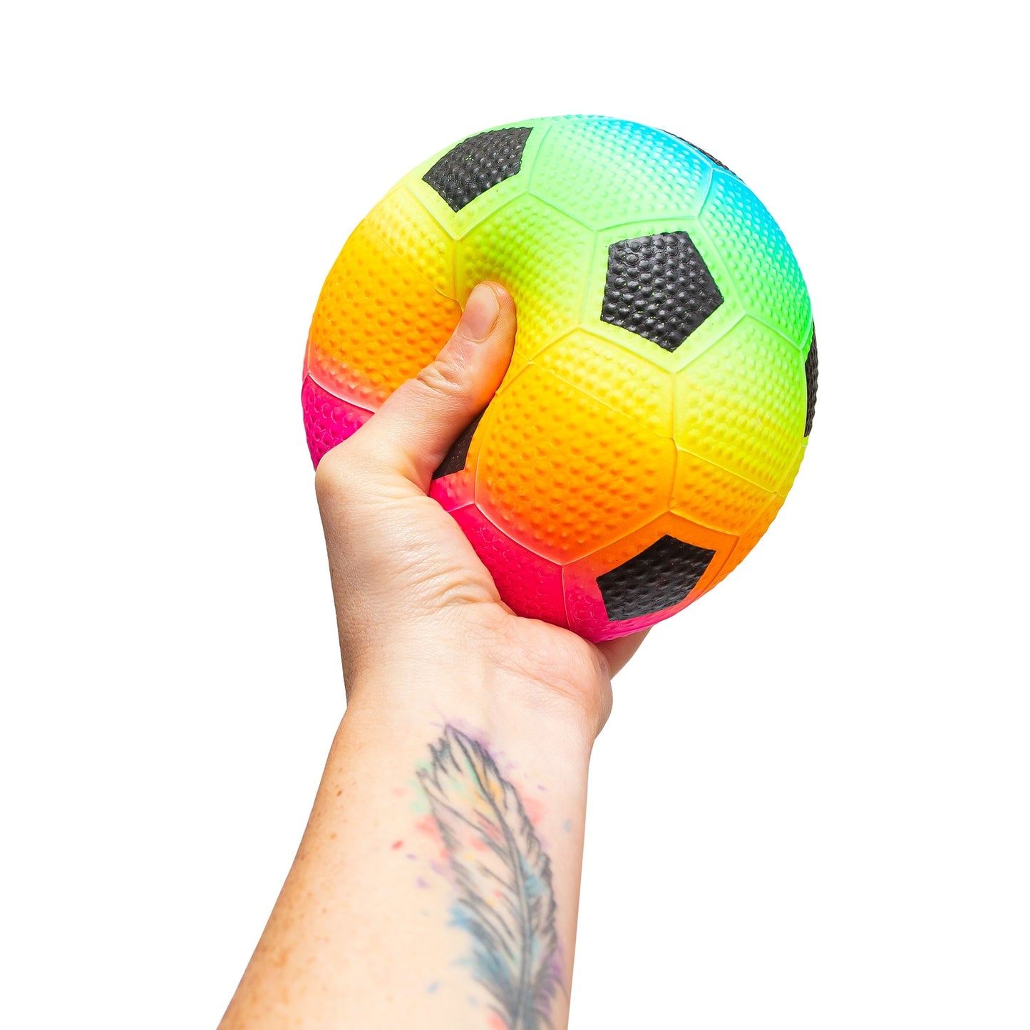 BALLON ARC-EN-CIEL GONFLÉ