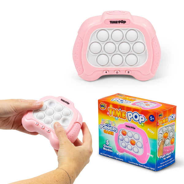 Time Pop Pink Light-Up Poppers Game