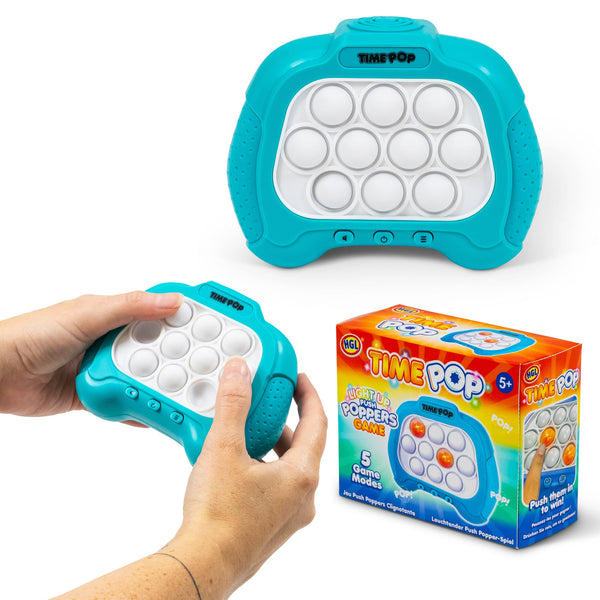 Time Pop Blue Light-Up Poppers Game