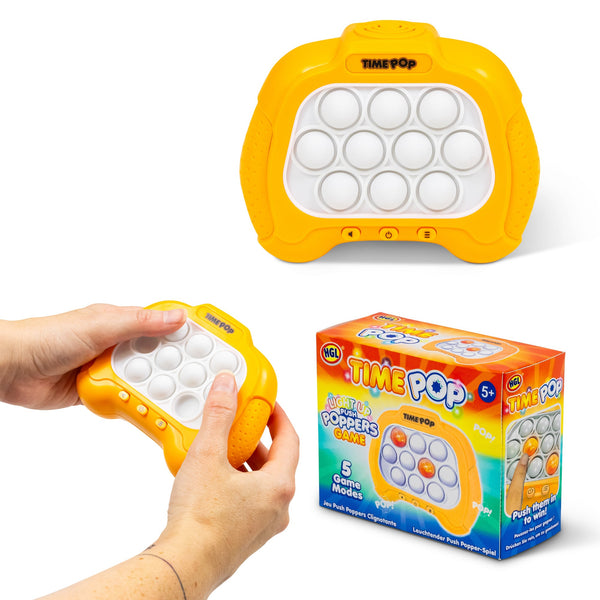 Time Pop Light-up Poppers Game, orange