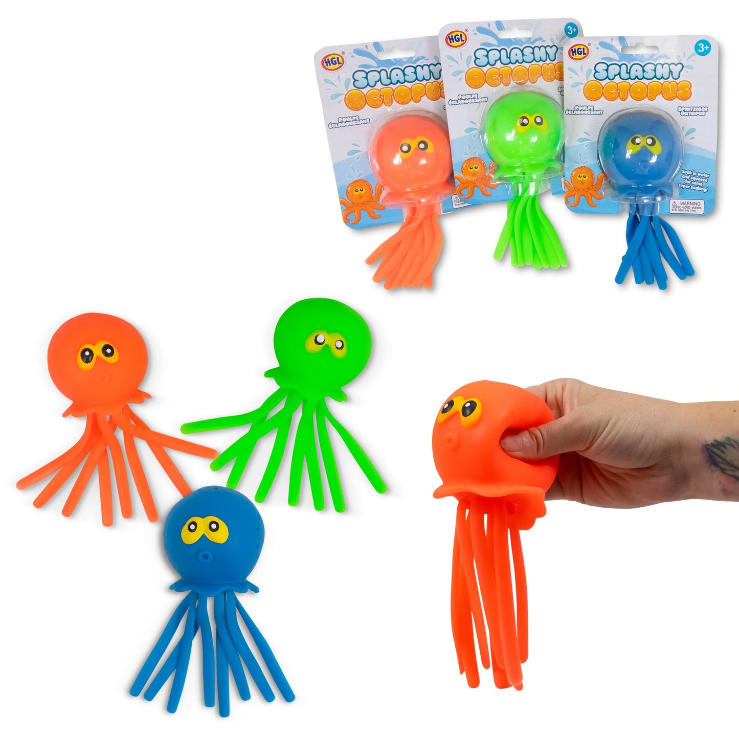 SPLASHING OCTOPUS