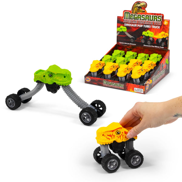 DINOSAUR POP TUBE TRUCK