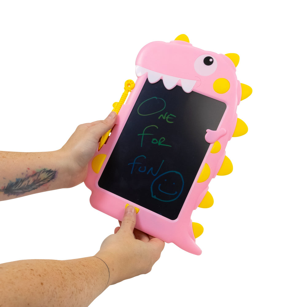 Tablette à Dessin LCD Dinosaure – Rose