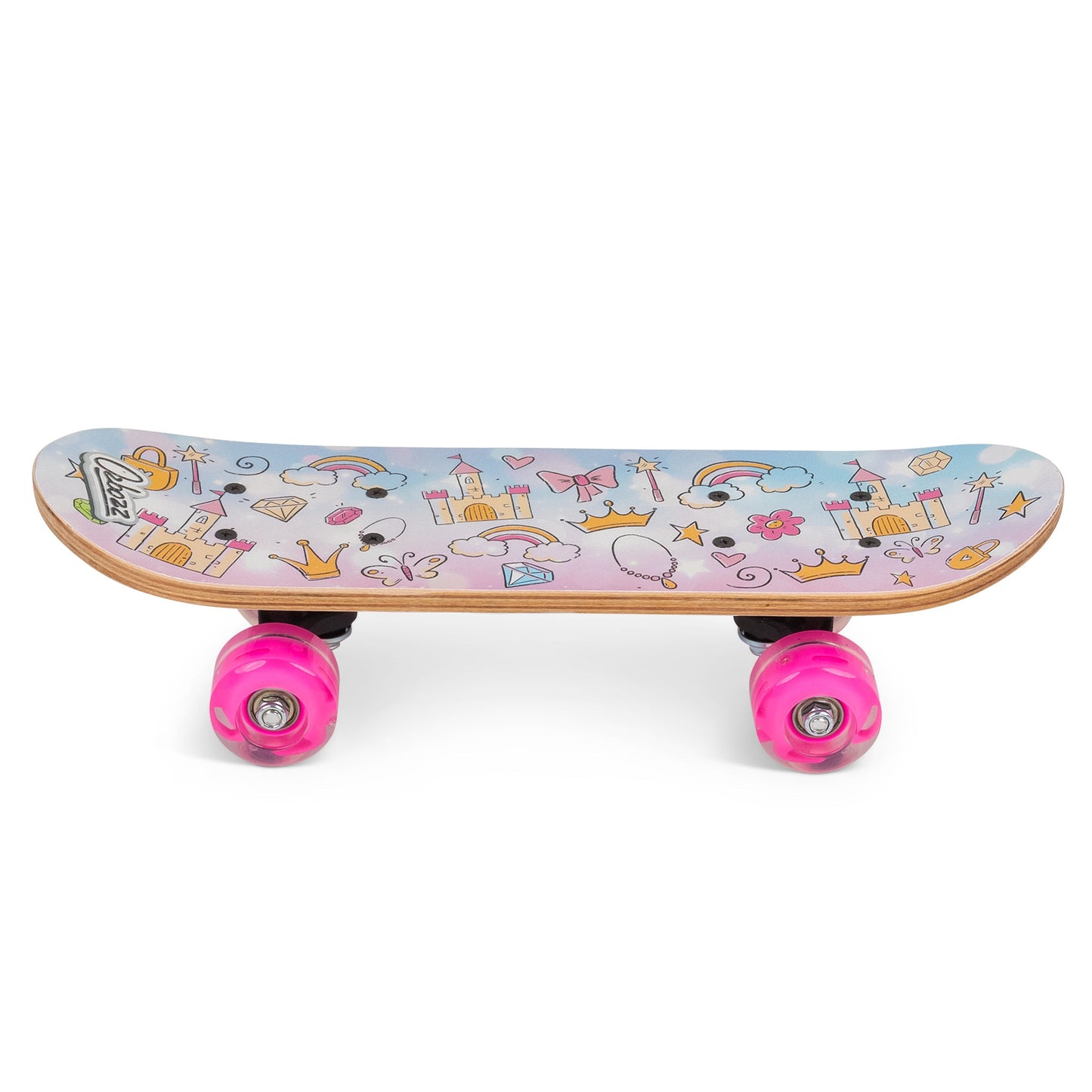 SKATEBOARD PRINCESS WITH FLASHING WHEELS 17 INCH