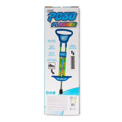 POGO STICK LUMINEUX BLEU 89CM