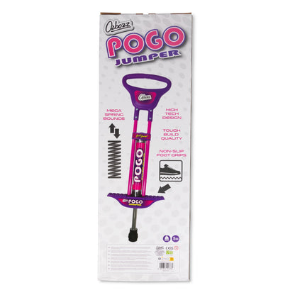 POGO STICK PINK PURPLE 89CM