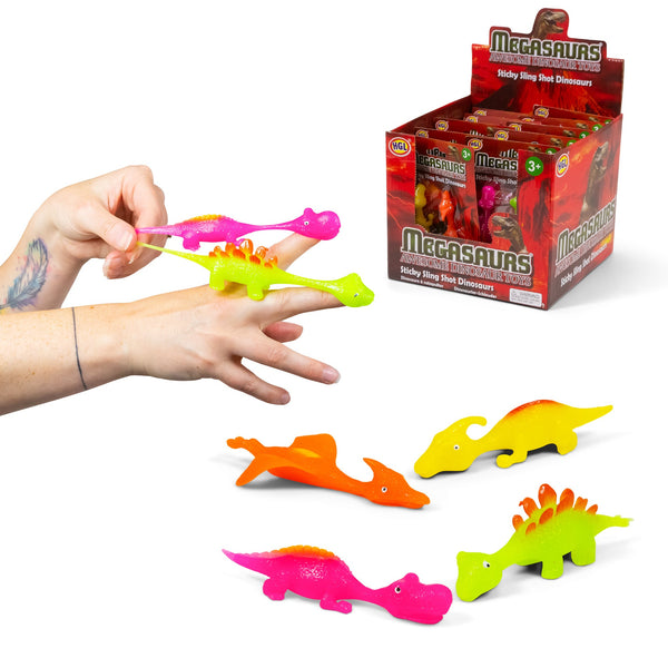 STRETCHY SLINGSHOT DINOSAURS - 2PK
