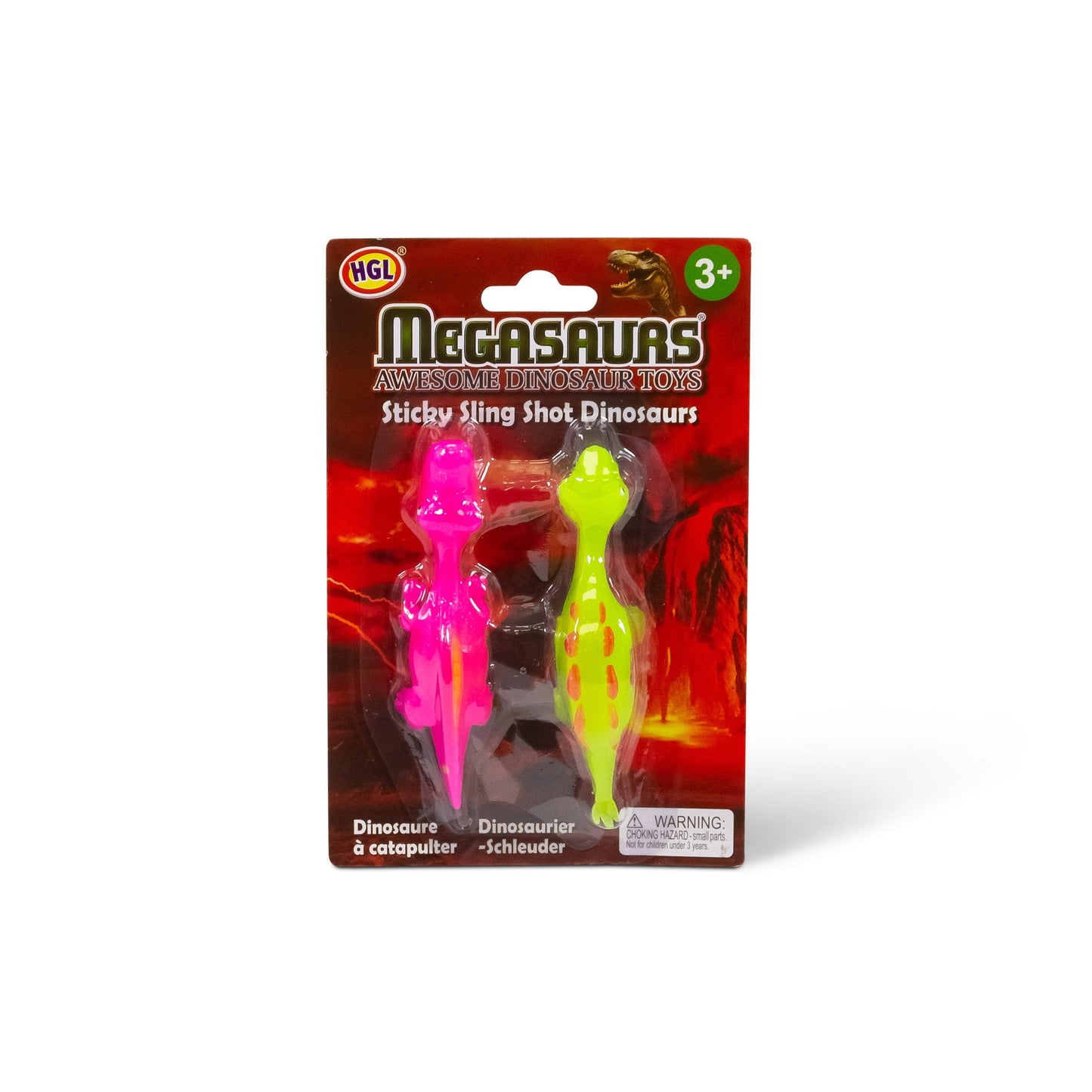 STRETCHY SLINGSHOT DINOSAURS - 2PK