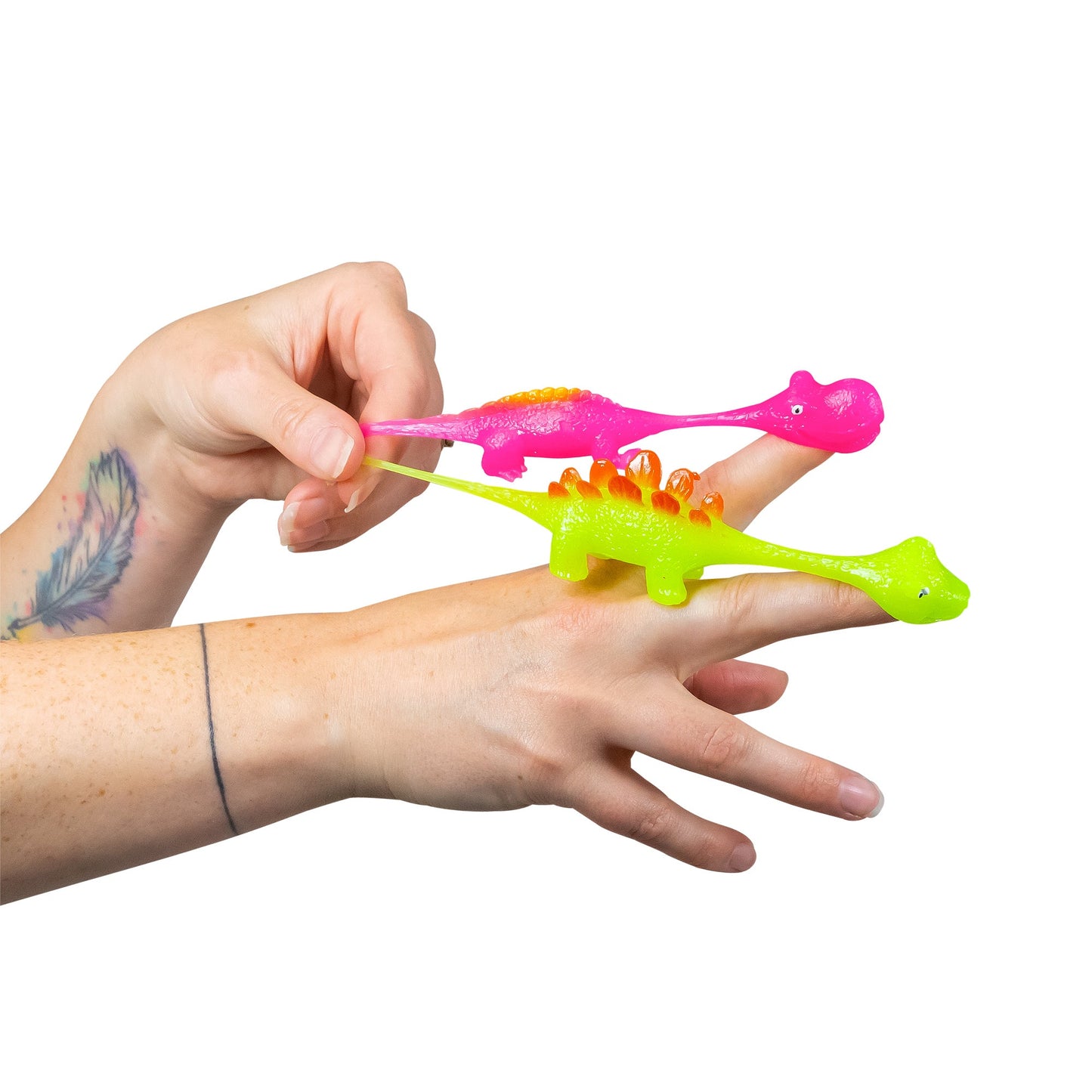 STRETCHY SLINGSHOT DINOSAURS - 2PK
