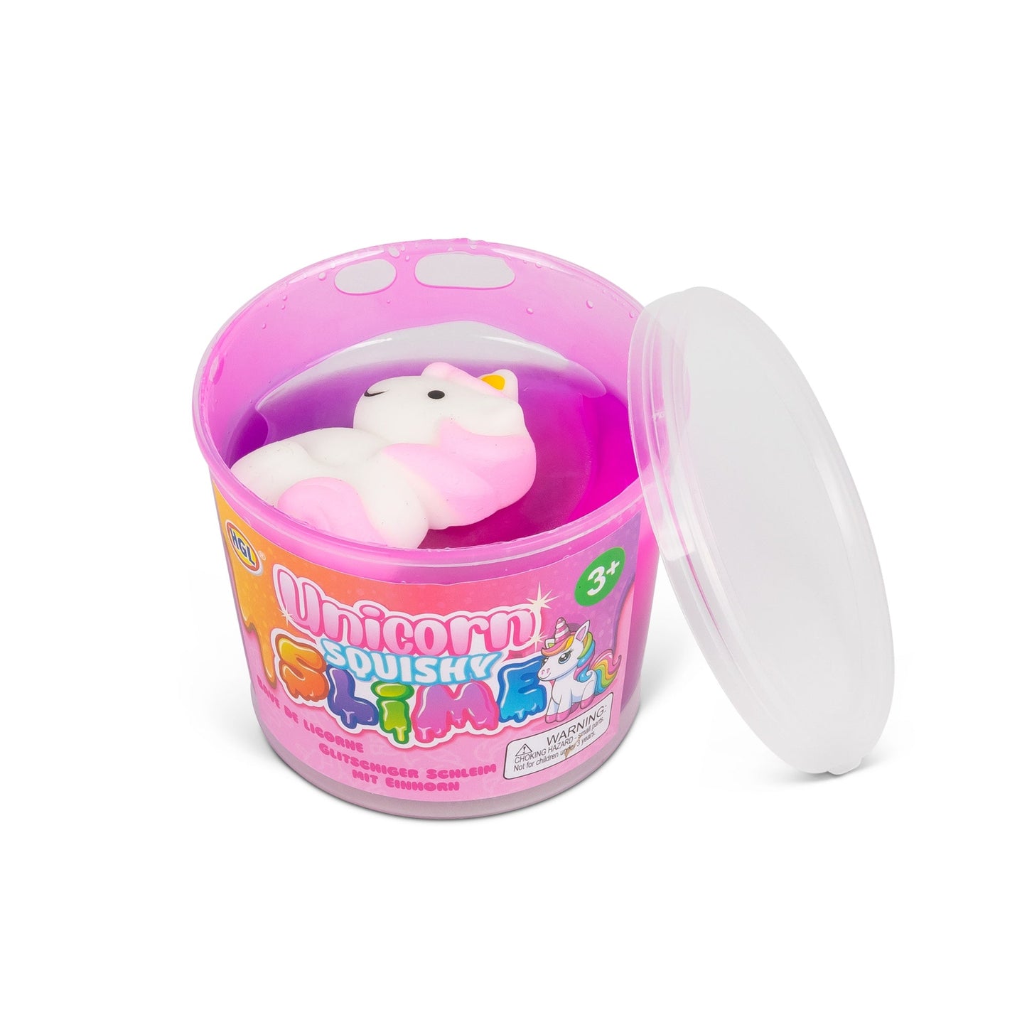 Slime spongieux en forme de licorne
