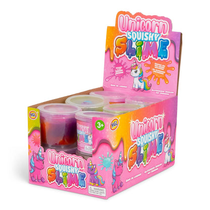 Slime spongieux en forme de licorne