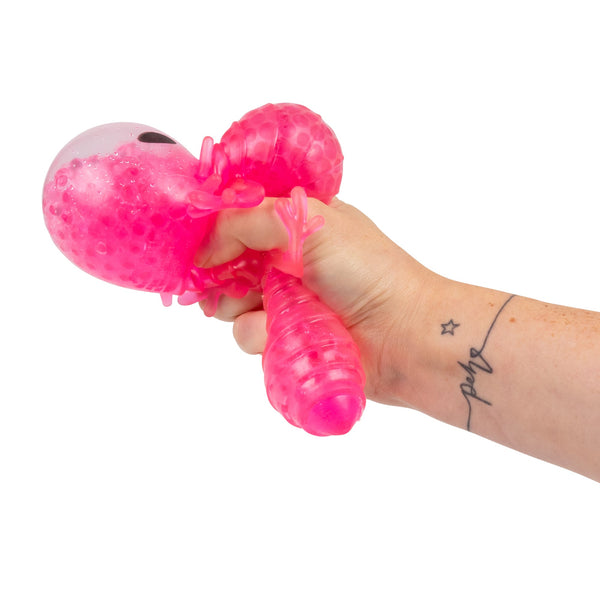 Squeezable Beaded Axolotl