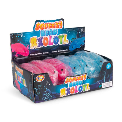 Squeezable Beaded Axolotl