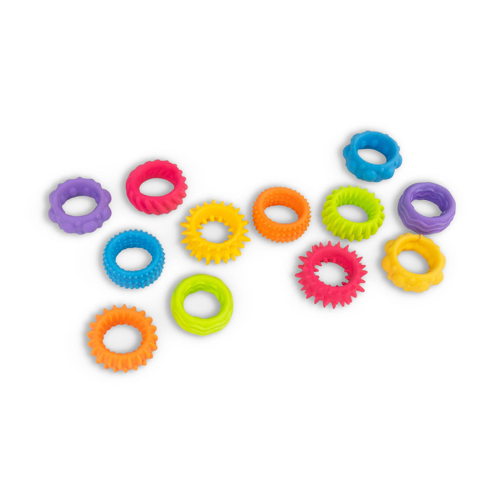 Anneaux Sensoriels Fidget – Lot de 12