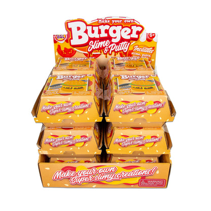 MAKE YOUR OWN BURGER SLIME AND PUTTY
