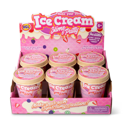 MAKE YOUR OWN ICE CREAM SLIME & PUTTY