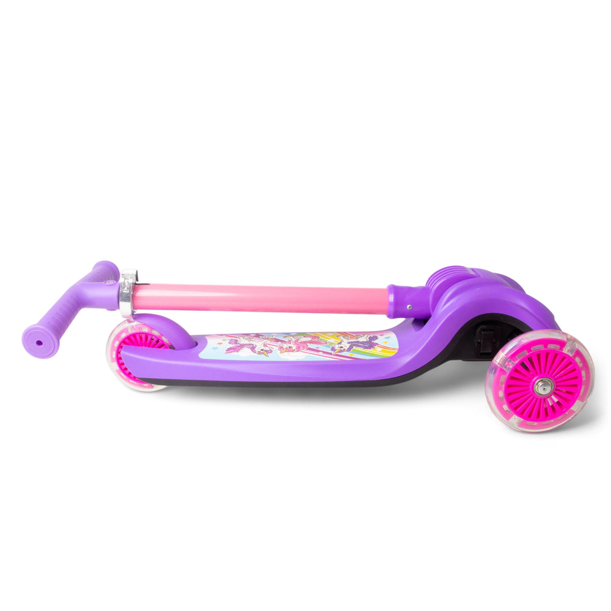 Trottinette lumineuse pliable UNICORN TRAIL TWIST