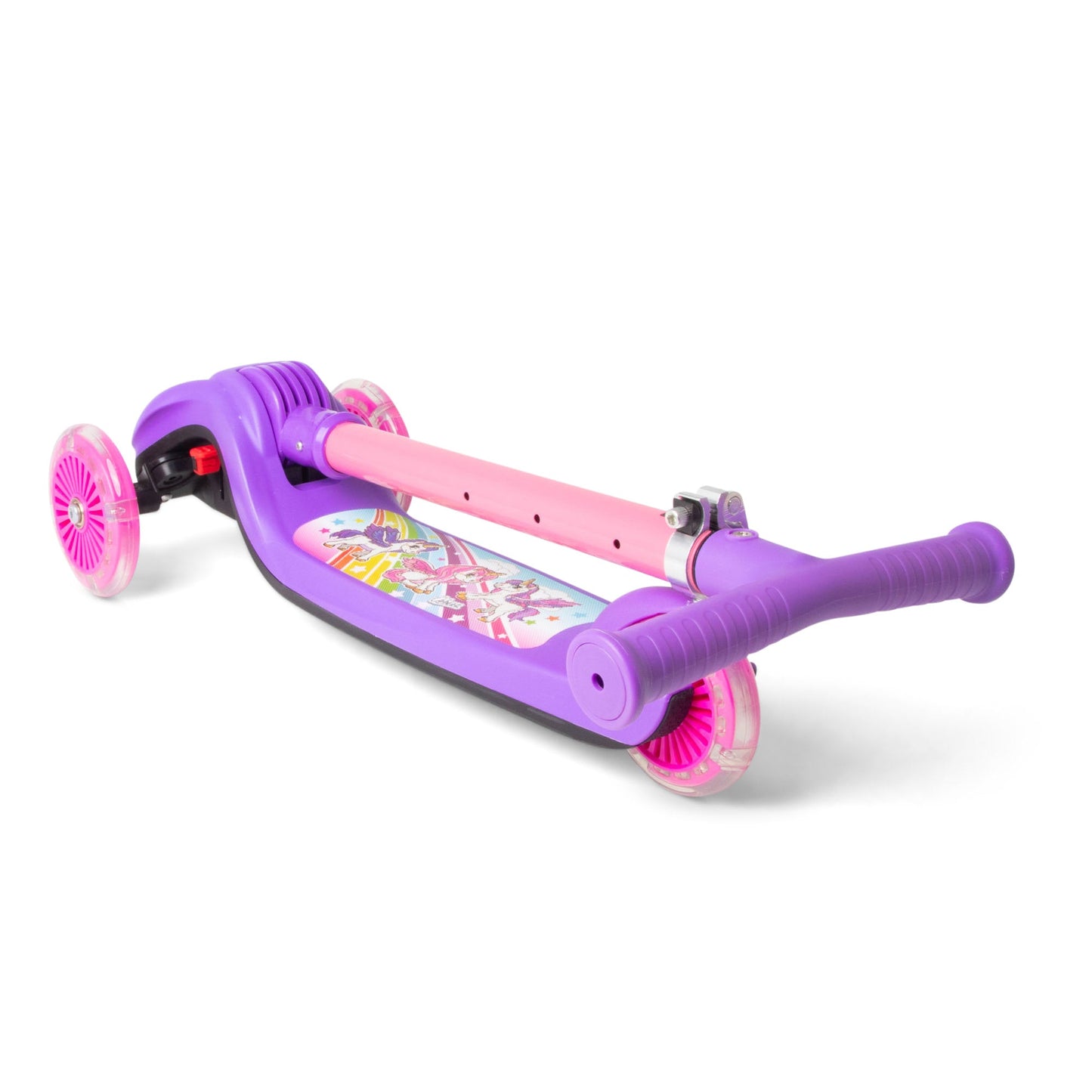 Trottinette lumineuse pliable UNICORN TRAIL TWIST