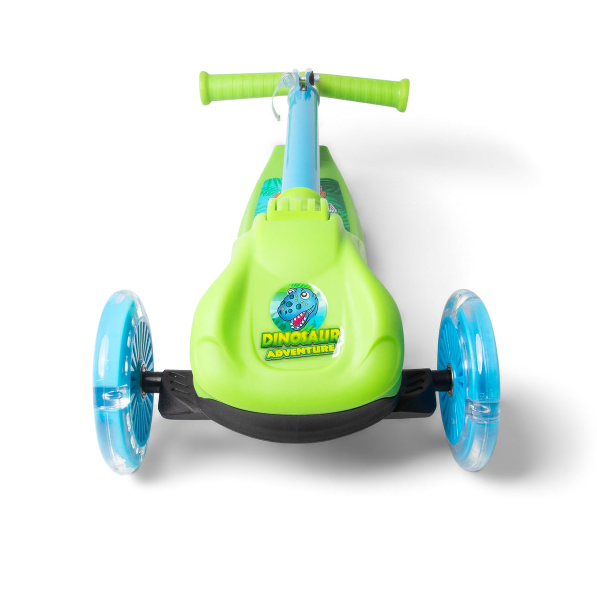 Dinosaur Trail Twist Light-Up Foldable Scooter