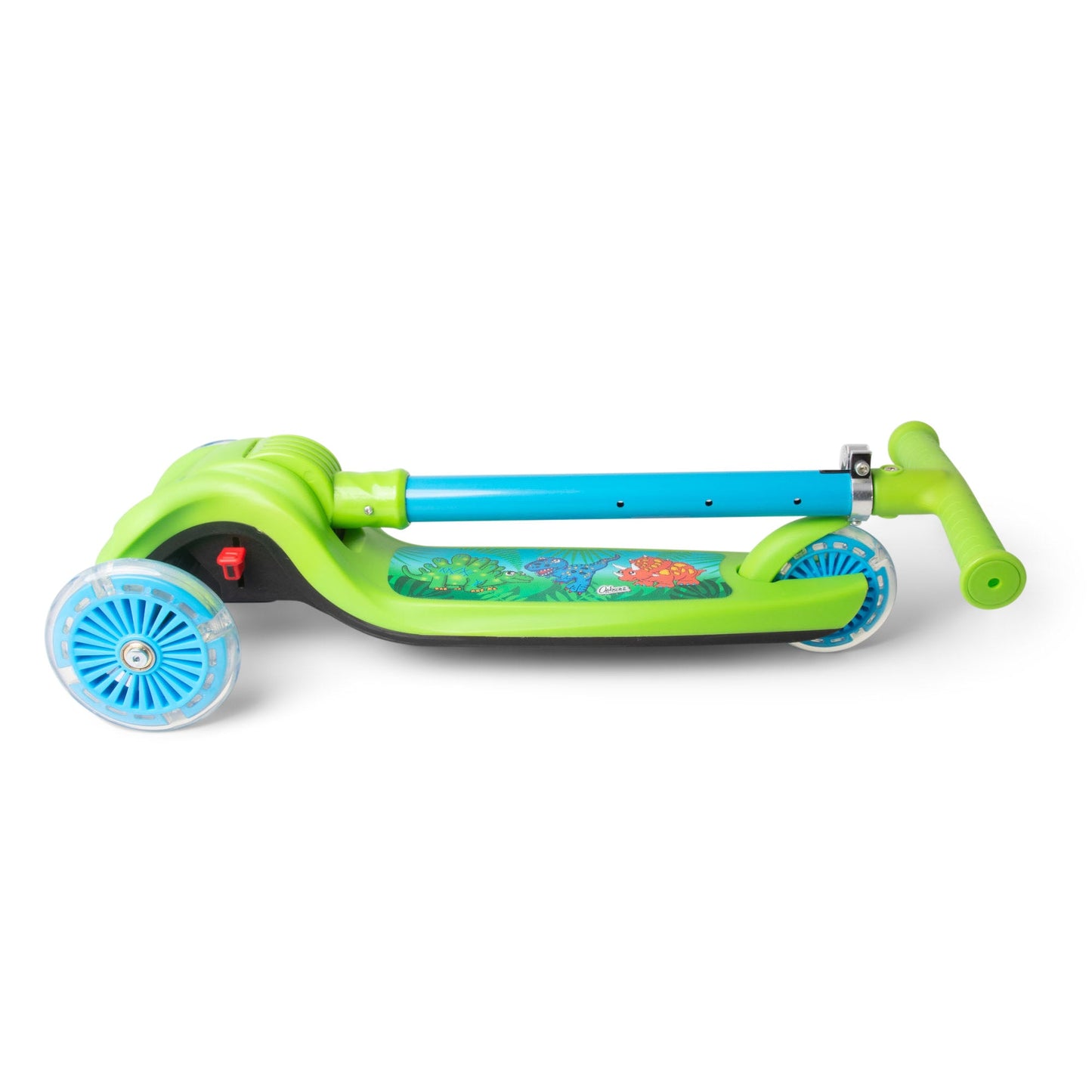 Dinosaur Trail Twist Light-Up Foldable Scooter