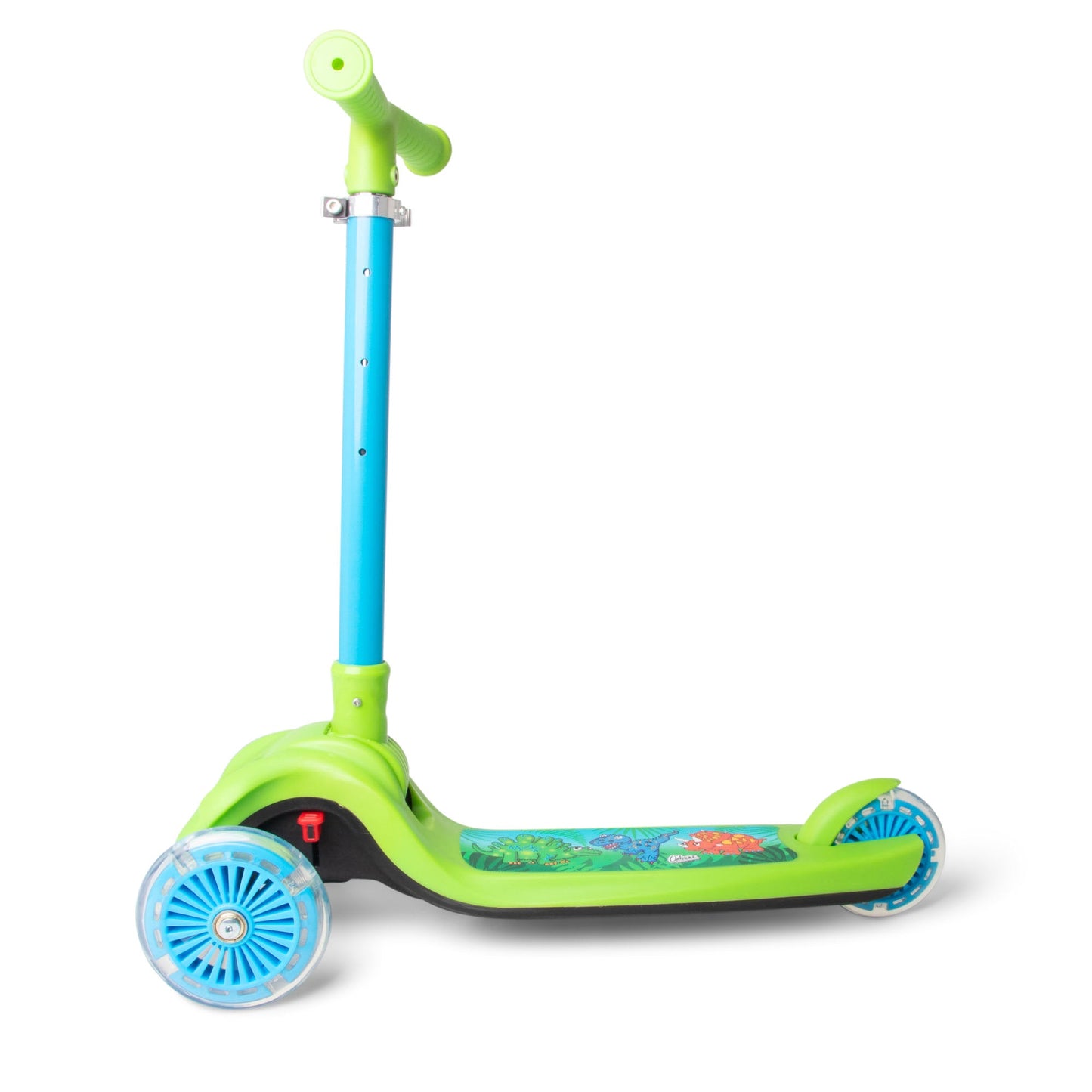 Dinosaur Trail Twist Light-Up Foldable Scooter