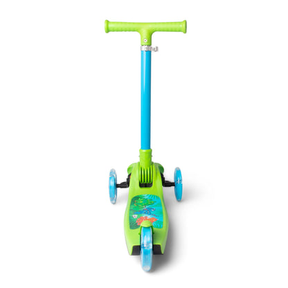 Dinosaur Trail Twist Light-Up Foldable Scooter