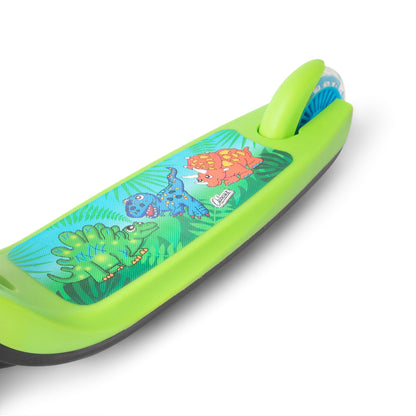 Dinosaur Trail Twist Light-Up Foldable Scooter