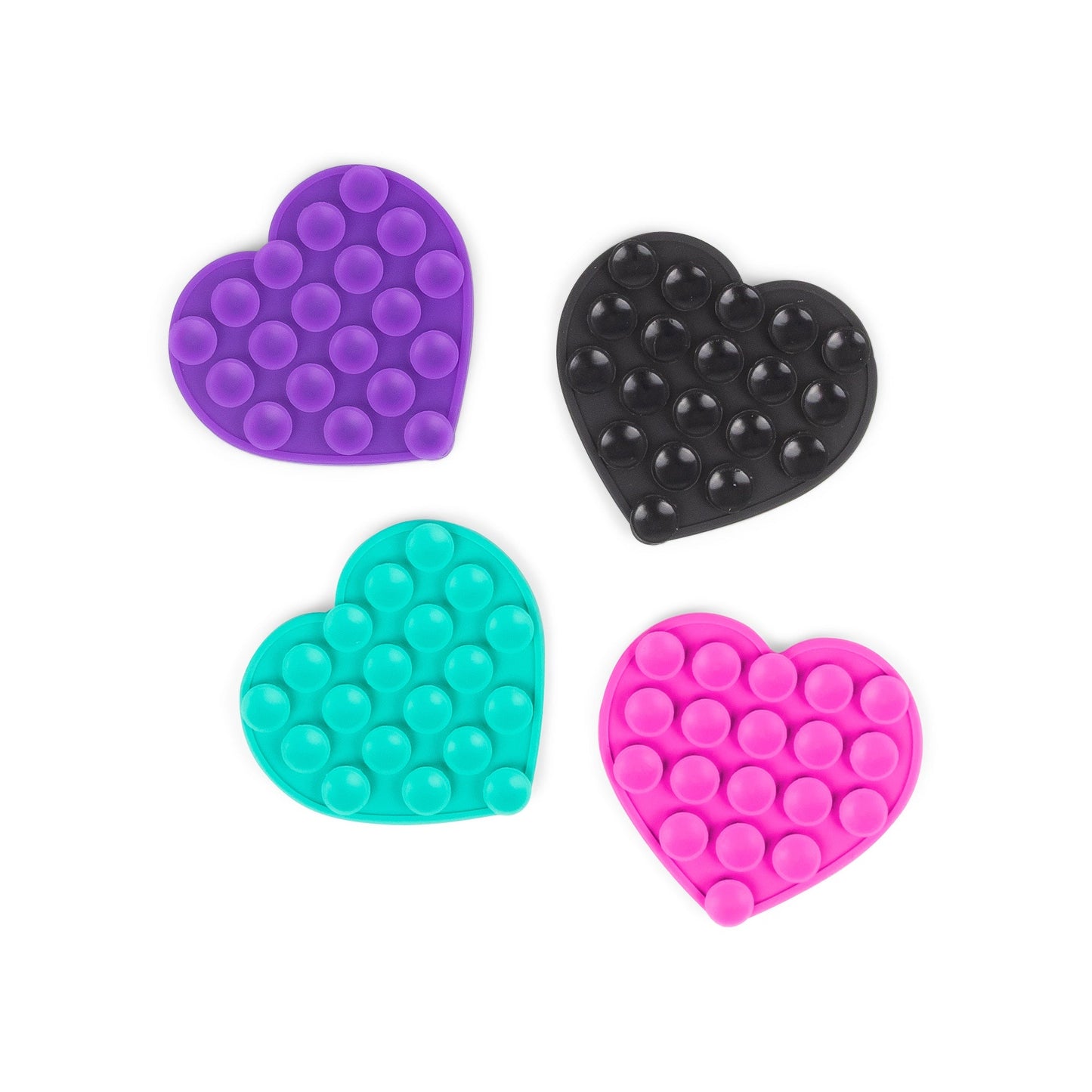 Heart-shaped phone suction cup