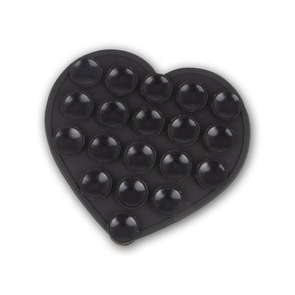 Heart-shaped phone suction cup