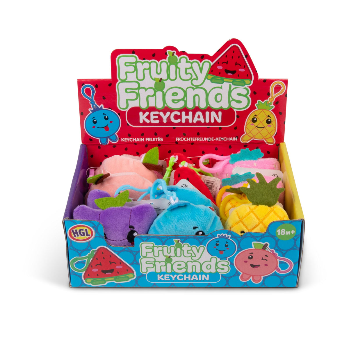 FRUITY FRIENDS KEY RING