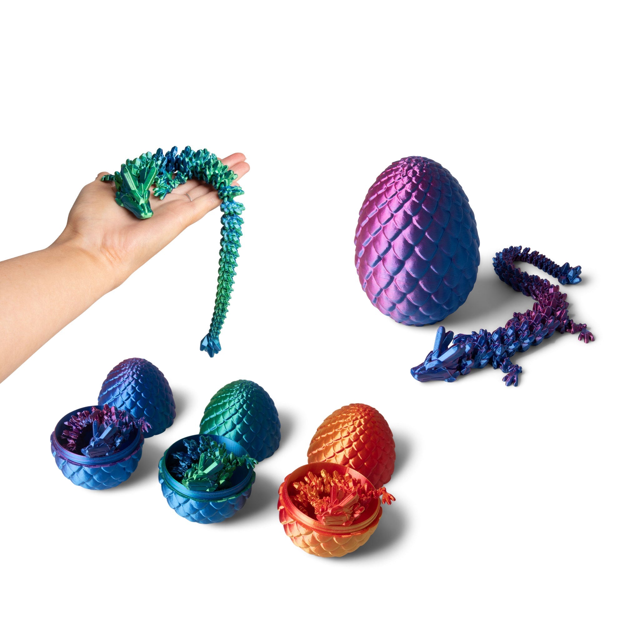 ŒUF DE DRAGON GÉANT IMPRIMÉ EN 3D
