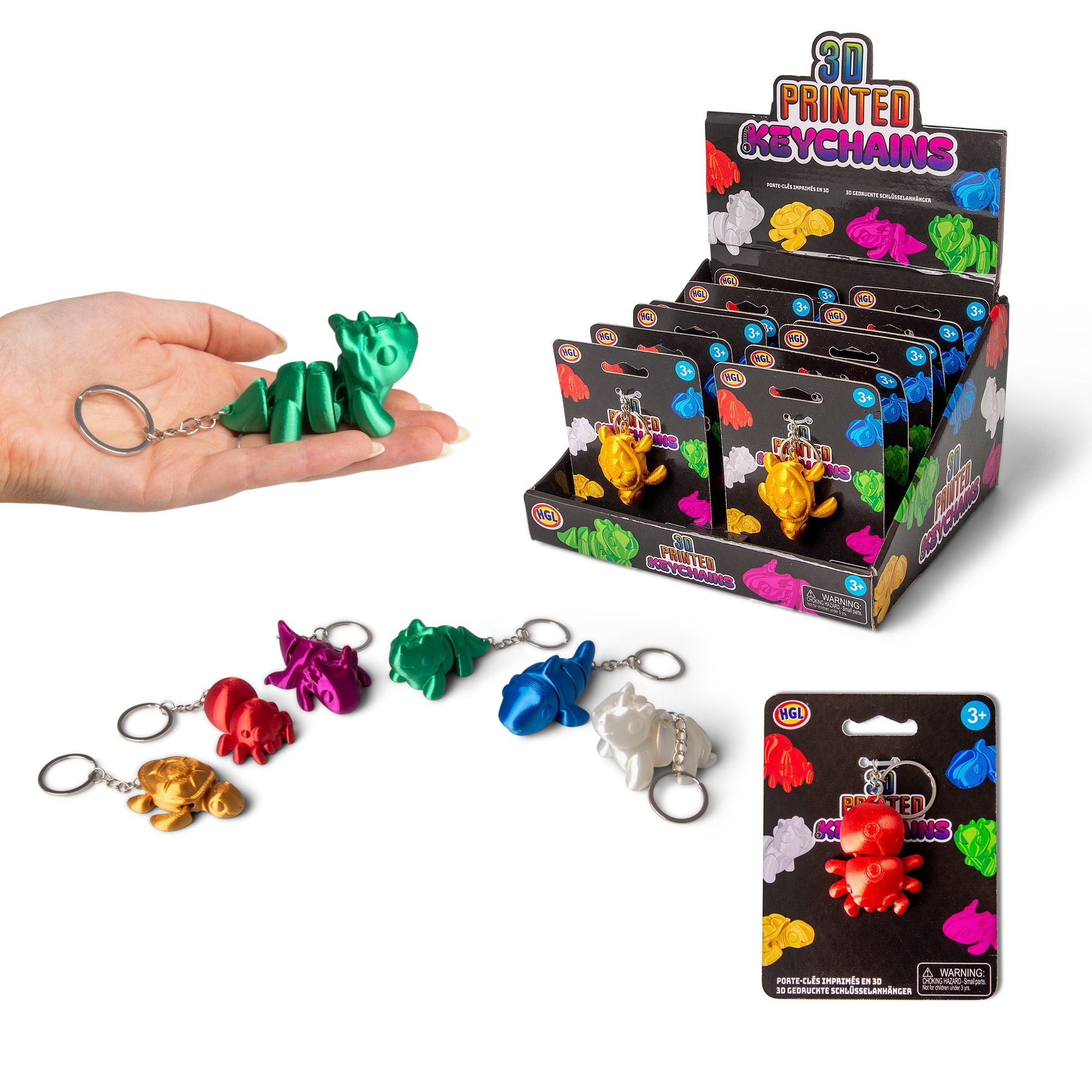 3D PRINTED KEYCHAINS