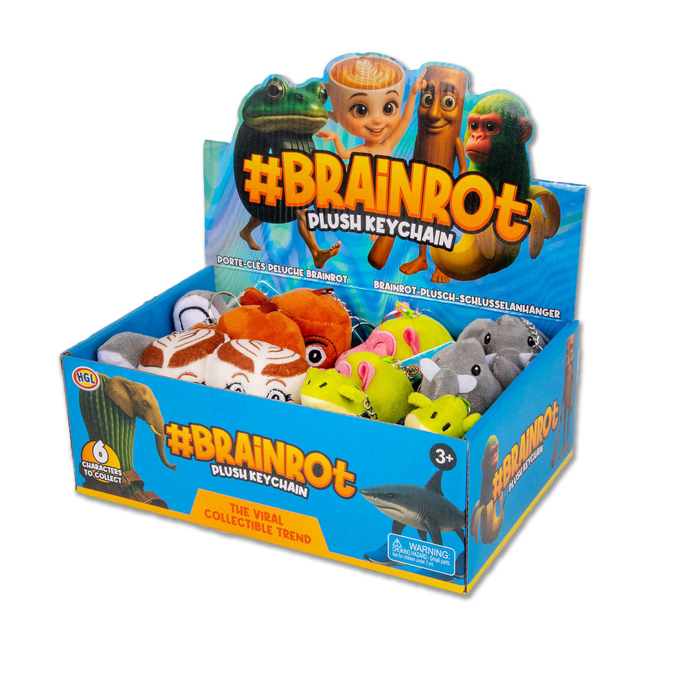 Porte-Clés Peluche Brainrot