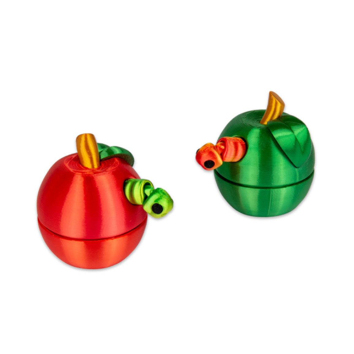 POMME ET CHENILLE IMPRIMÉES EN 3D