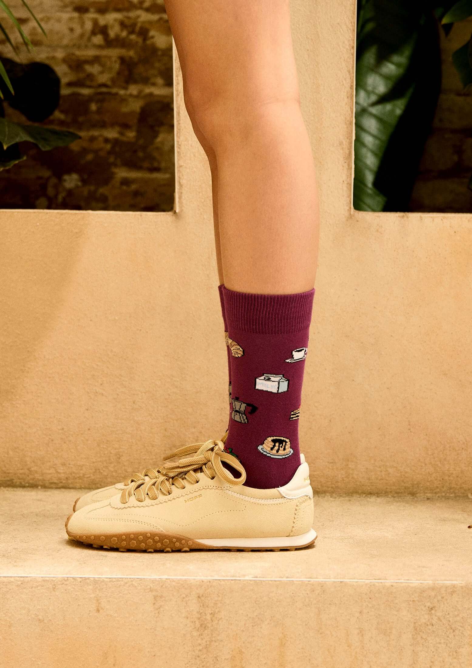 Chaussettes BeSweetBreakfast Prune