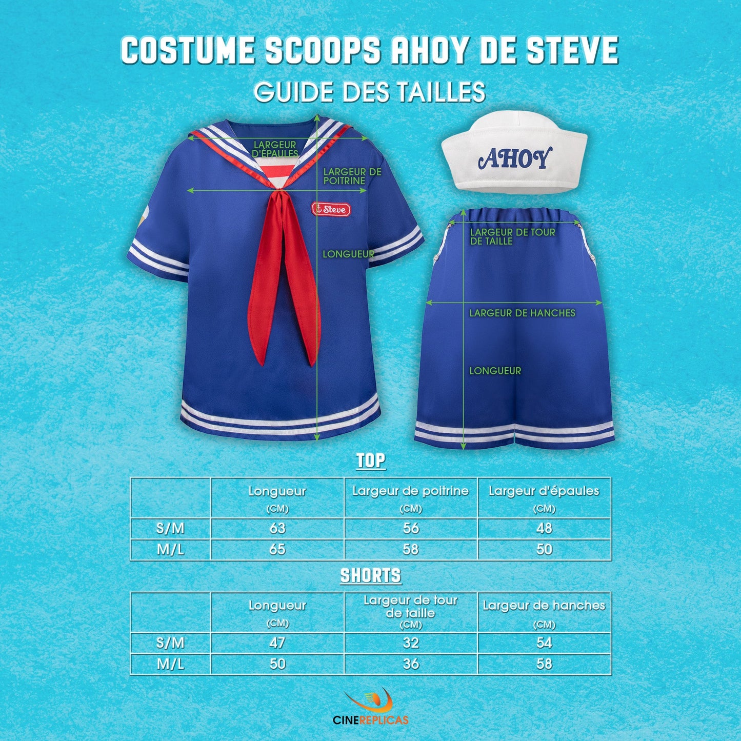 Scoops Ahoy Steve costume