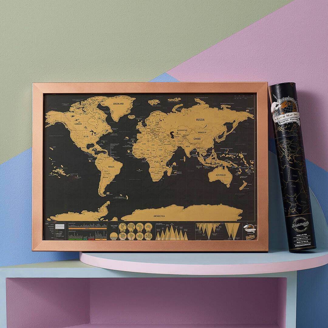 Scratch Map® Deluxe Travel