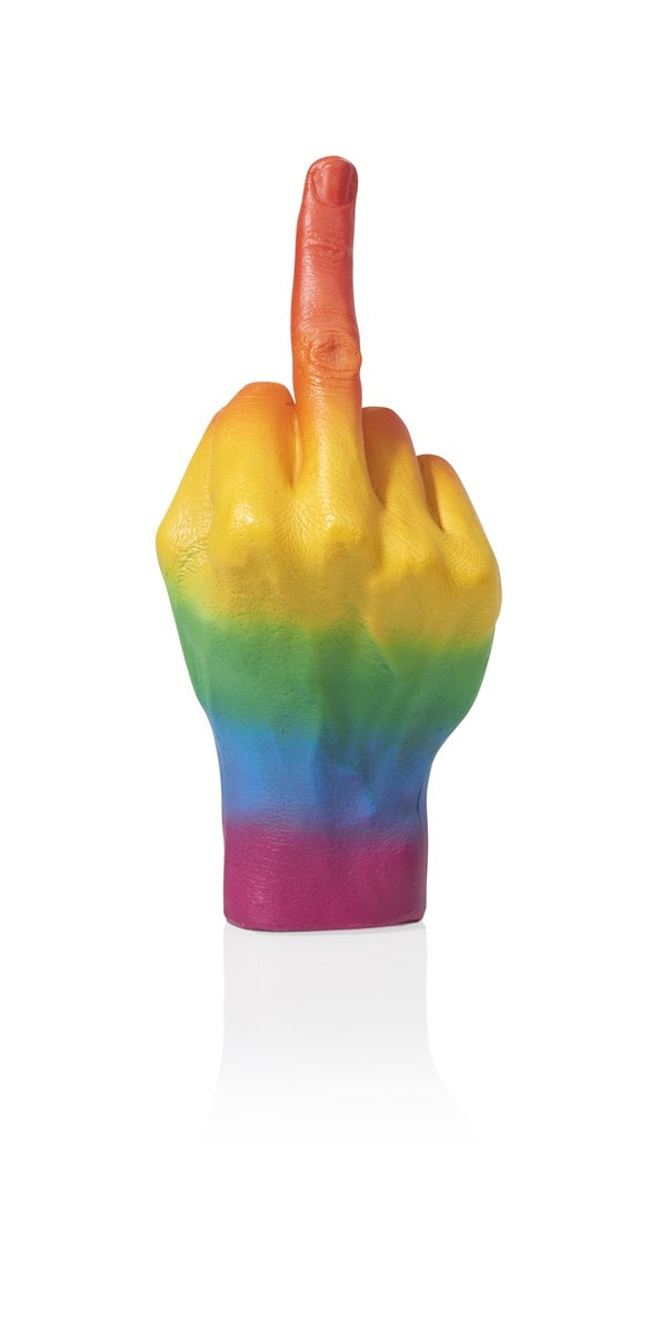 Scultura Hand F**k - Arcobaleno