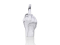 Scultura Mano The Finger Marbre
